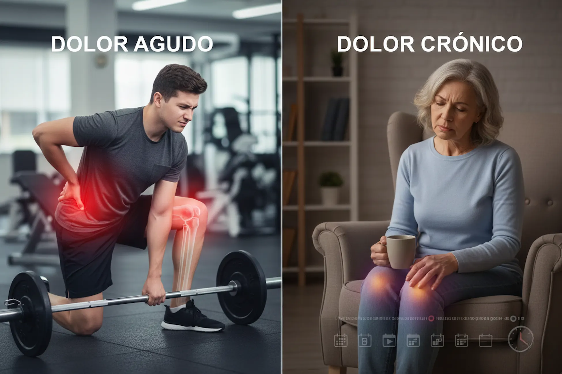 Dolor agudo vs. dolor crónico - clinica del dolor